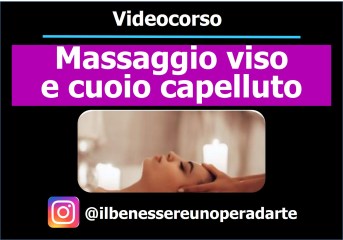 copertina videocorso MASSAGGIO VISO E CUOIO CAPELLUTO